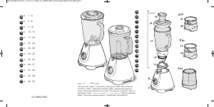 Manual Moulinex LM310128 Liquidificadora