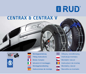 Manual RUD Comfort Snow Chains