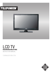 Bedienungsanleitung Telefunken T32R982LED LCD fernseher