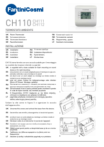 Manual de uso Fantini Cosmi CH111 Termostato
