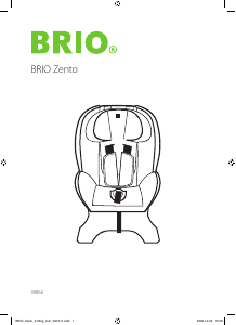 Handleiding BRIO Zento Autostoeltje