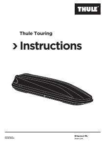 Manual Thule Touring 100 Roof Box