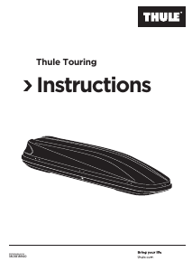 Manual Thule Touring 600 Caixa bagageira