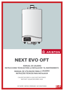 Manual Ariston NEXT EVO OFT 14 Esquentador a gás
