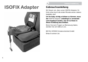 Mode d’emploi Britax-Römer Baby-Safe Isofix Base Siège bébé