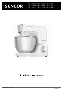 Instrukcja Sencor STM 3778RS Mikser