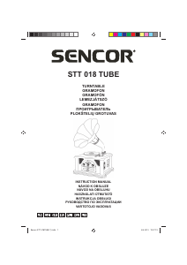 Instrukcja Sencor STT 018 TUBE Gramofon