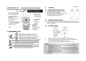 Instrukcja Sencor SMR 130 Krótkofalówki