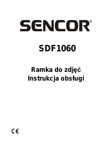 Instrukcja Sencor SDF 1060 W Ramka cyfrowa