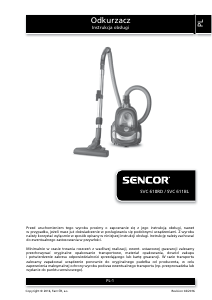 Instrukcja Sencor SVC 610RD Odkurzacz
