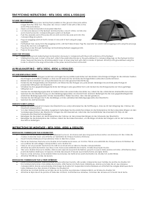 Mode d’emploi Vango Beta 350 XL Tente