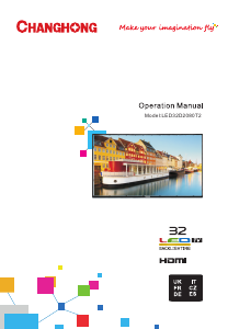 Manual Changhong LED32D2080T2 LED Television