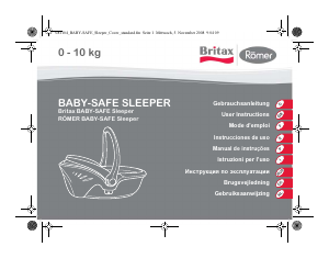 Manual Britax-Römer Baby-Safe Sleeper Car Seat