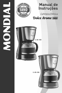 Manual Mondial C-30-18X Dolce Arome Máquina de café
