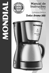 Manual Mondial C-34JI-15X Dole Arome Máquina de café