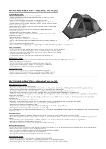 Manual Vango Drummond 500 Tent