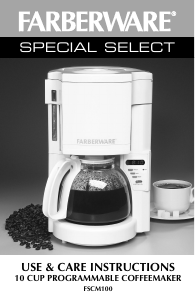 Manual Farberware FSCM100 Coffee Machine