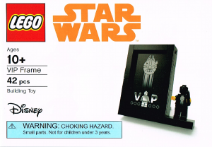 Brugsanvisning Lego set 5005747 Star Wars Black VIP card frame