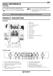 Manual Indesit DSFO 3T224 Z Dishwasher