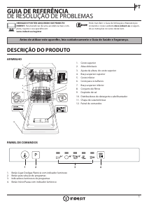 Manual Indesit DSIE 2B10 Máquina de lavar louça