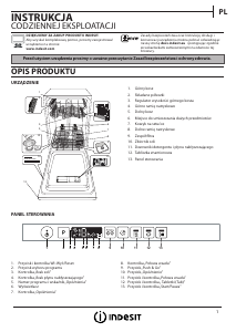 Instrukcja Indesit DSIO 3T224 CE Zmywarka