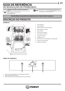 Manual Indesit DSFE 1B10 Máquina de lavar louça