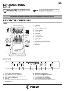 Bedienungsanleitung Indesit DSFC 3T117 S Geschirrspüler