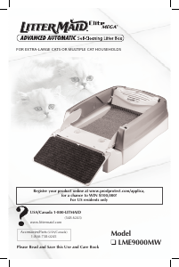 Manual LitterMaid LME9000MW Litter Box