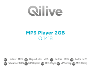 Manual de uso Qilive Q.1418 Reproductor de Mp3