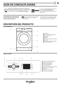 Manual de uso Whirlpool FWDG86148W SP Lavasecadora