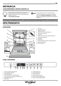 Instrukcja Whirlpool WIO 3T223 PFG E Zmywarka