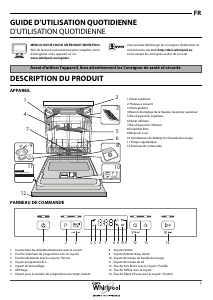 Mode d’emploi Whirlpool WFC 3C26 F X Lave-vaisselle