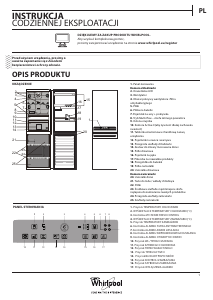 Instrukcja Whirlpool BSNF 9783 OX Lodówko-zamrażarka