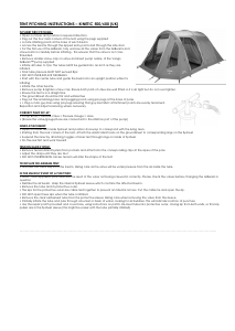 Bedienungsanleitung Vango Kinetic V 500 Zelt