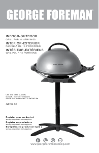 Mode d’emploi George Foreman GFO240 Barbecue