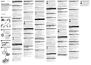 Manuale Sony DR-270DP Headset
