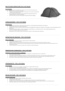 Manual Vango Pop 300 DS Tent