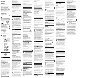 Manual Sony MDR-EX35LP Auscultador