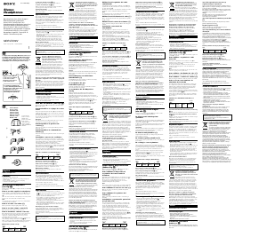 Manual Sony MDR-EX36V Headphone
