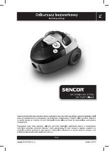 Instrukcja Sencor SVC 512VT Odkurzacz