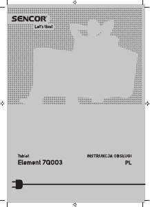 Instrukcja Sencor Element 7Q003 Tablet