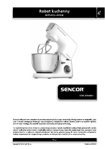 Instrukcja Sencor STM 3700WH Mikser