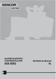 Instrukcja Sencor SSS 1050 Głośnik