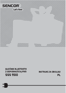 Instrukcja Sencor SSS 1100 Głośnik