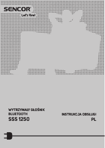 Instrukcja Sencor SSS 1250 Głośnik