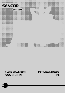 Instrukcja Sencor SSS 6600N Głośnik