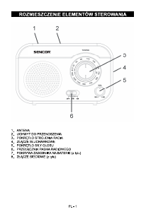 Instrukcja Sencor SRD 210 B Radio