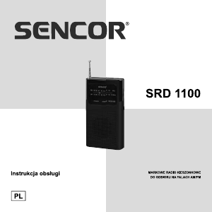 Instrukcja Sencor SRD 1100 B Radio