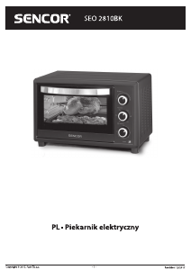 Instrukcja Sencor SEO 2810BK Piekarnik