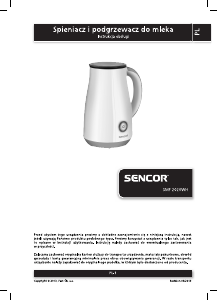Instrukcja Sencor SMF 2020WH Spieniacz do mleka